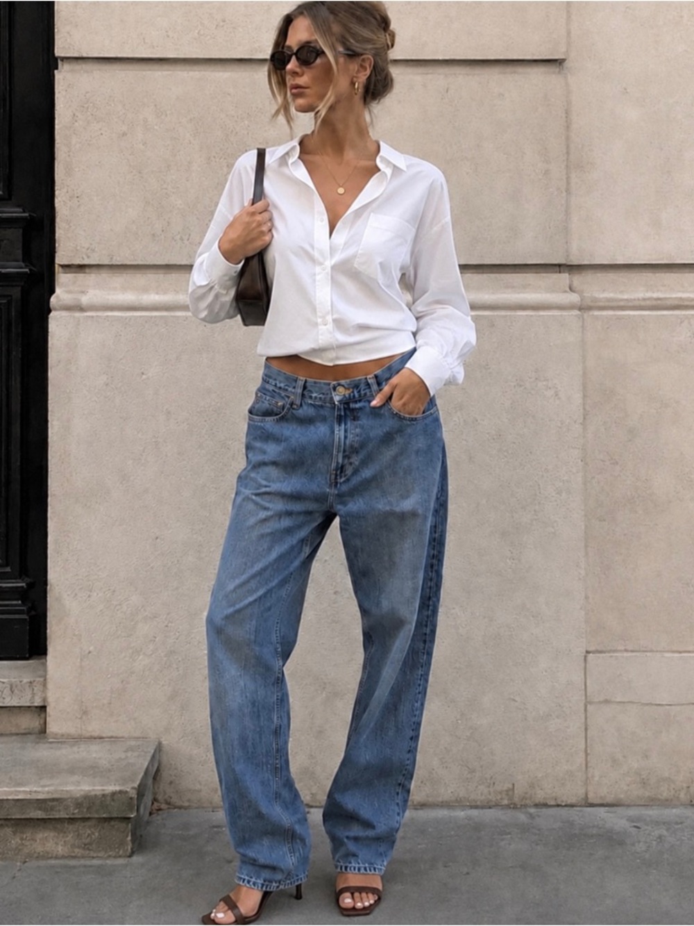 Tommy Hilfiger Women's Boyfriend Jeans in Medium Blue Wash